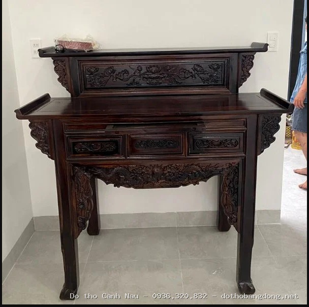 10 mẫu bàn thờ treo đẹp thiết kế theo thước lỗ ban tại Tây Hồ - Đồ thờ Sơn Vũ