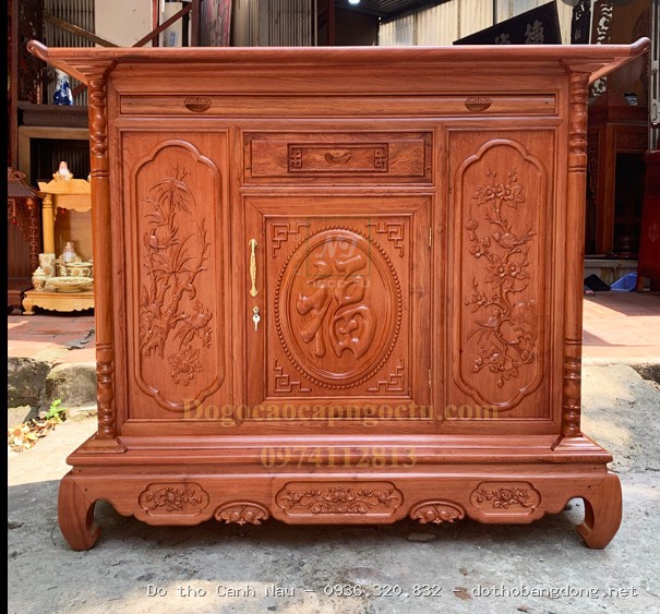 Bàn Thờ Nhỏ Gỗ Hương BT28 tại Đống Đa - Bàn thờ Canh Nậu