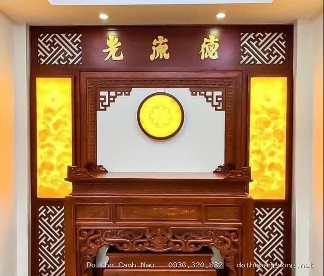 BAN THỜ NHỎ GỌN GỖ tại Hà Đông - Bàn thờ Canh Nậu