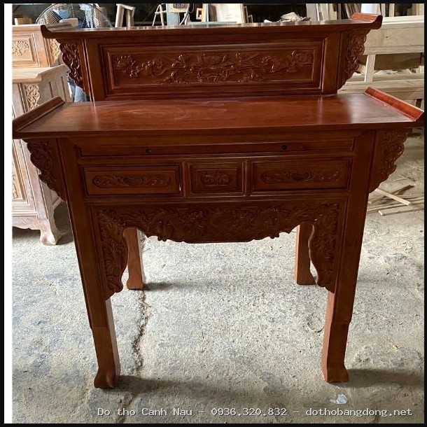 Bộ bàn thờ móc mỏ BTD38 tại Tây Hồ - Đồ thờ Sơn Vũ