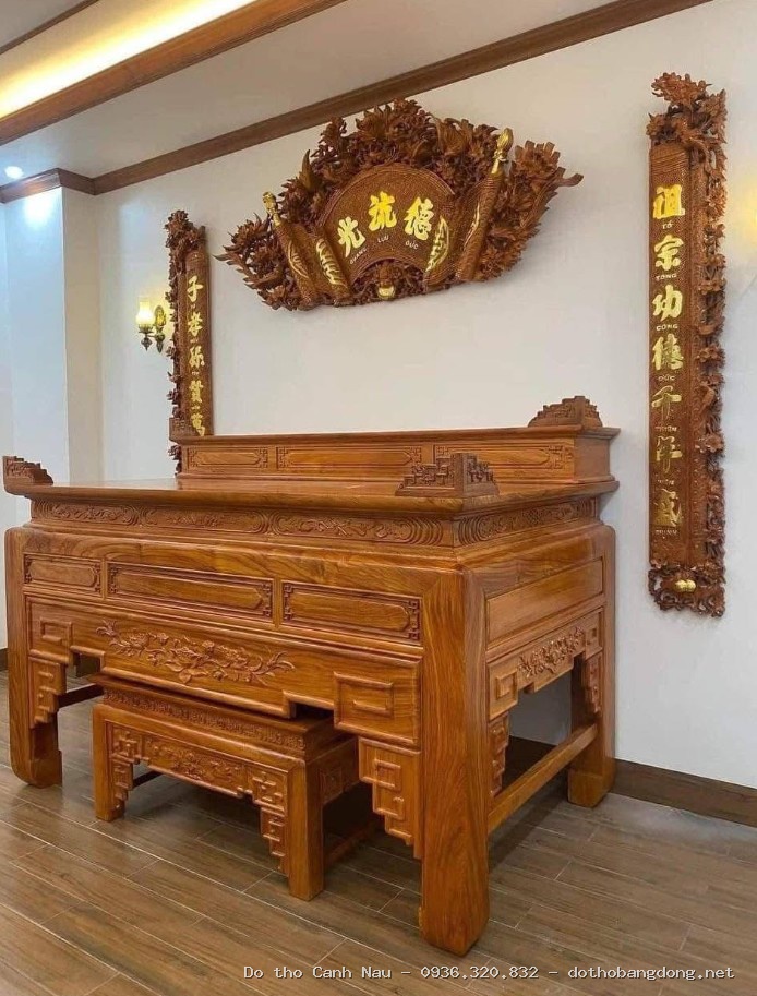 Cách Bố Trí Bàn Thờ Phật Trong Nhà Đúng Chuẩn tại Tây Hồ - Đồ thờ Sơn Vũ