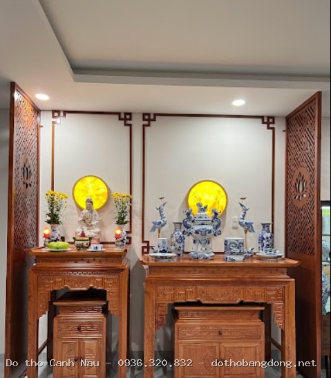 SẢN XUẤT BAN THỜ ĐỒNG KỴ  tại Thanh Xuân - Bàn thờ Canh Nậu