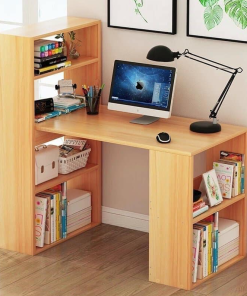 Bàn làm việc 1m2 nâu gỗ BLV9