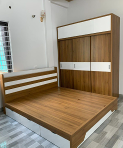Giường ngủ nhật gỗ công nghiệp GN27