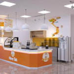 Quầy bar pha chế cao cấp QB021